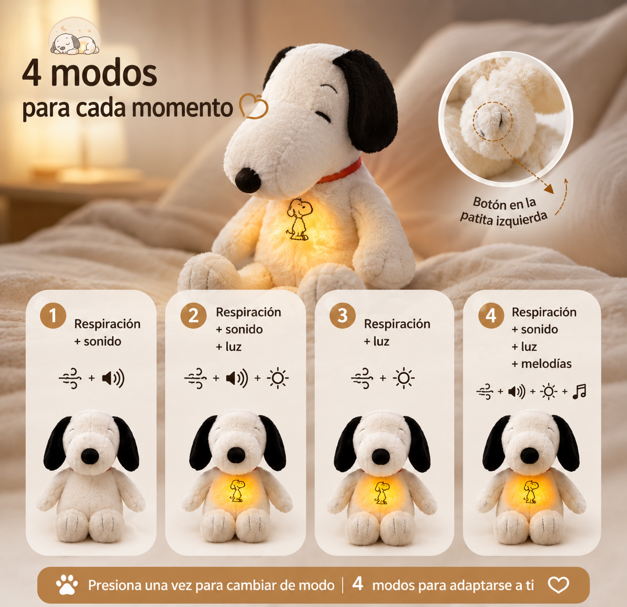 Peluche Anti-Ansiedad Que Respira